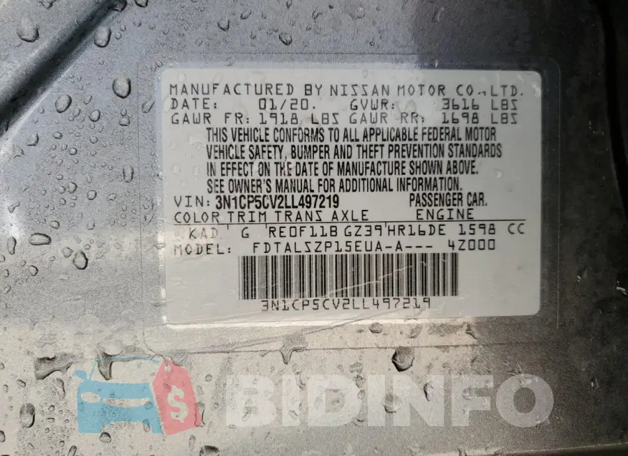 3N1CP5CV2LL497219 Photo# 12