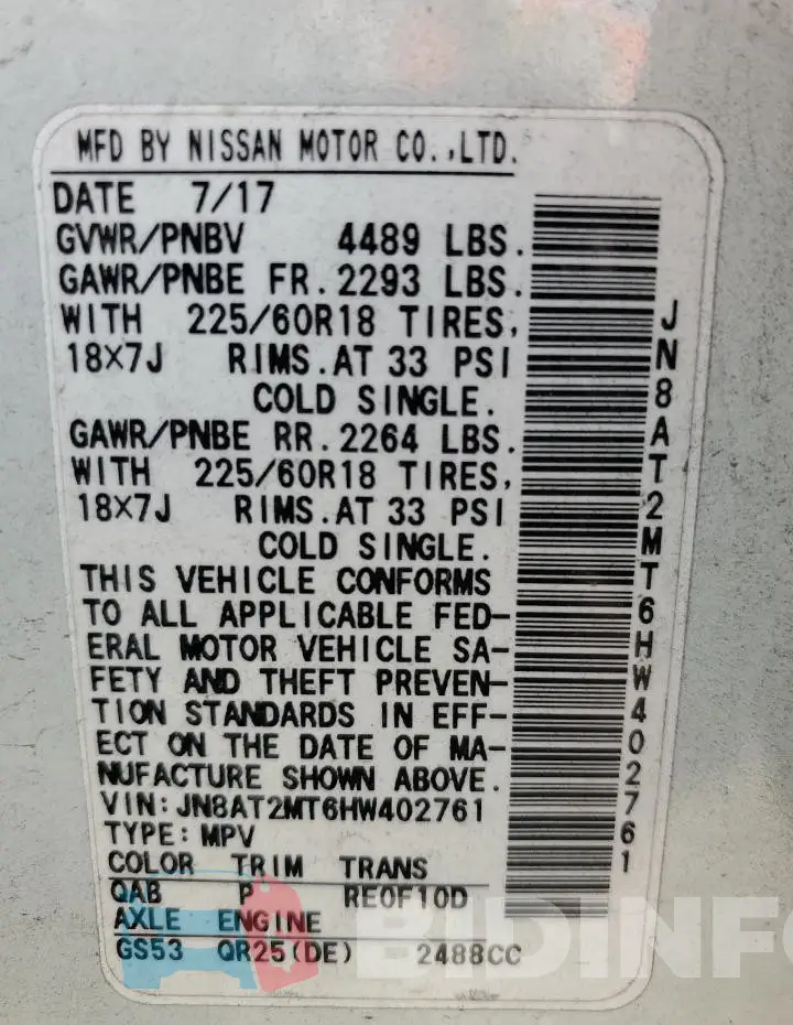 JN8AT2MT6HW402761 Photo# 12