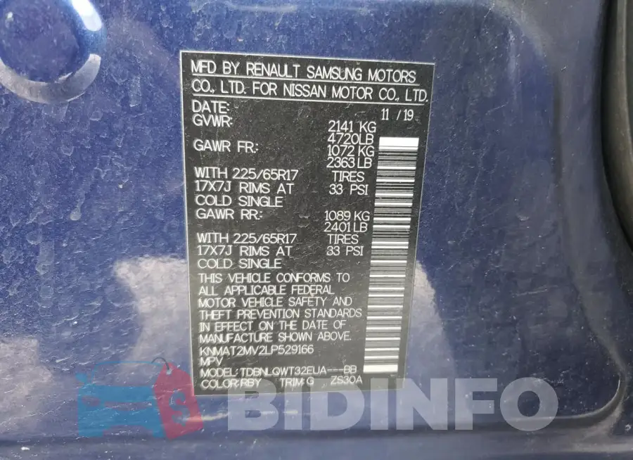 KNMAT2MV2LP529166 Photo# 13