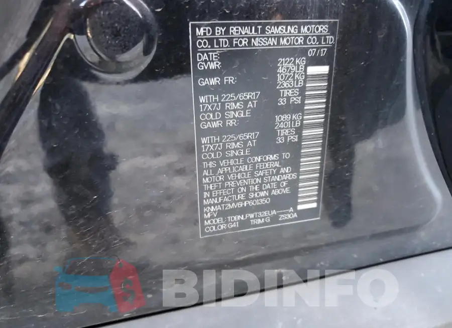 KNMAT2MV6HP601350 Photo# 12