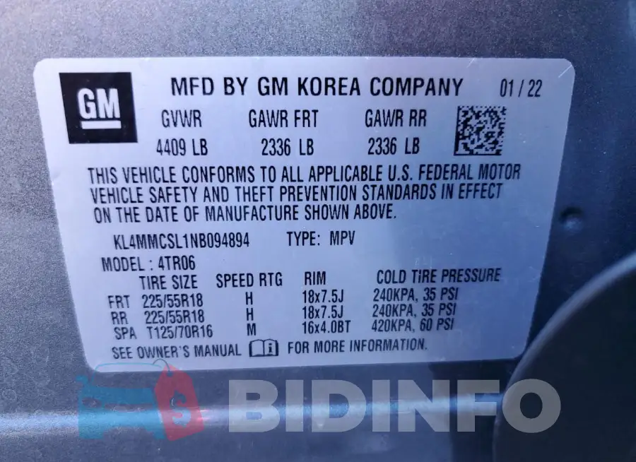 KL4MMCSL1NB094894 Photo# 13
