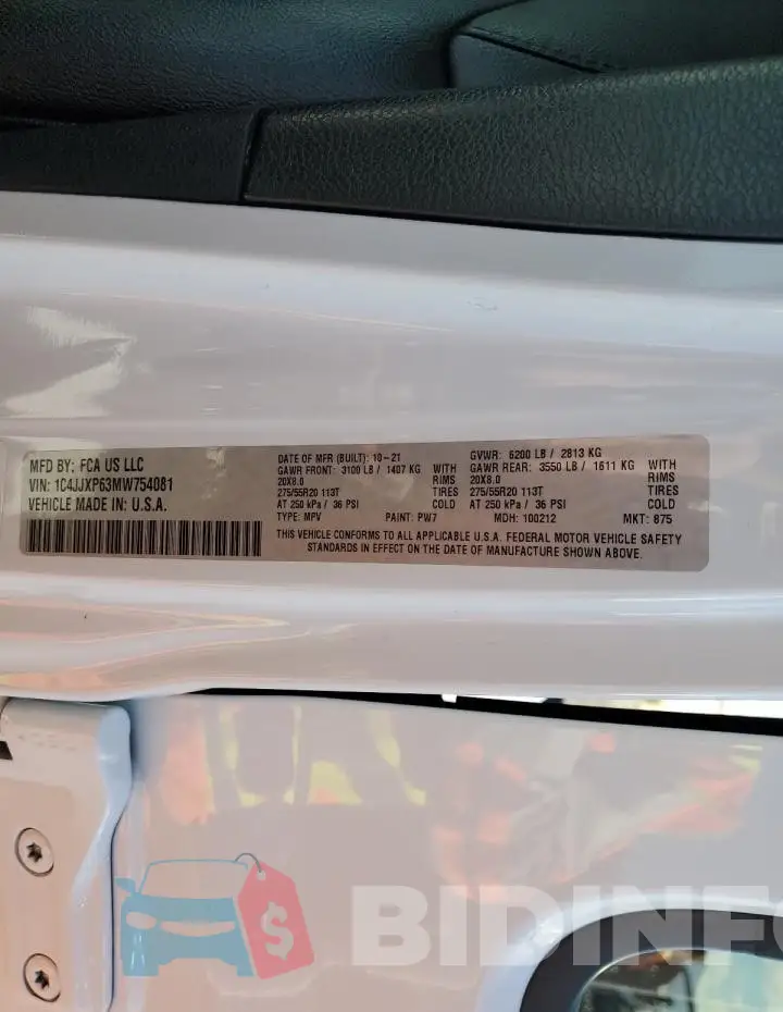 1C4JJXP63MW754081 Photo# 13
