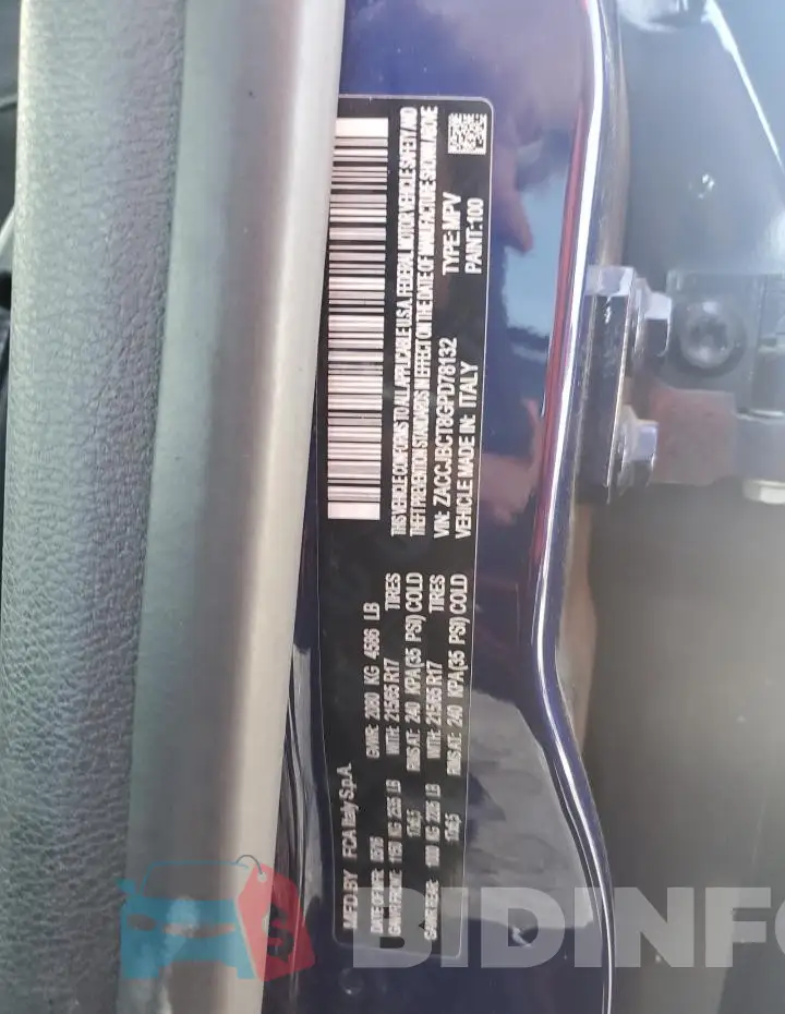 ZACCJBCT8GPD78132 Photo# 13