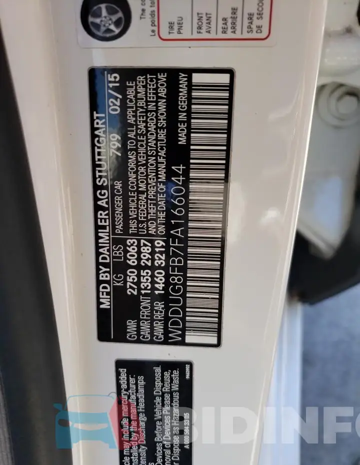 WDDUG8FB7FA166044 Photo# 12