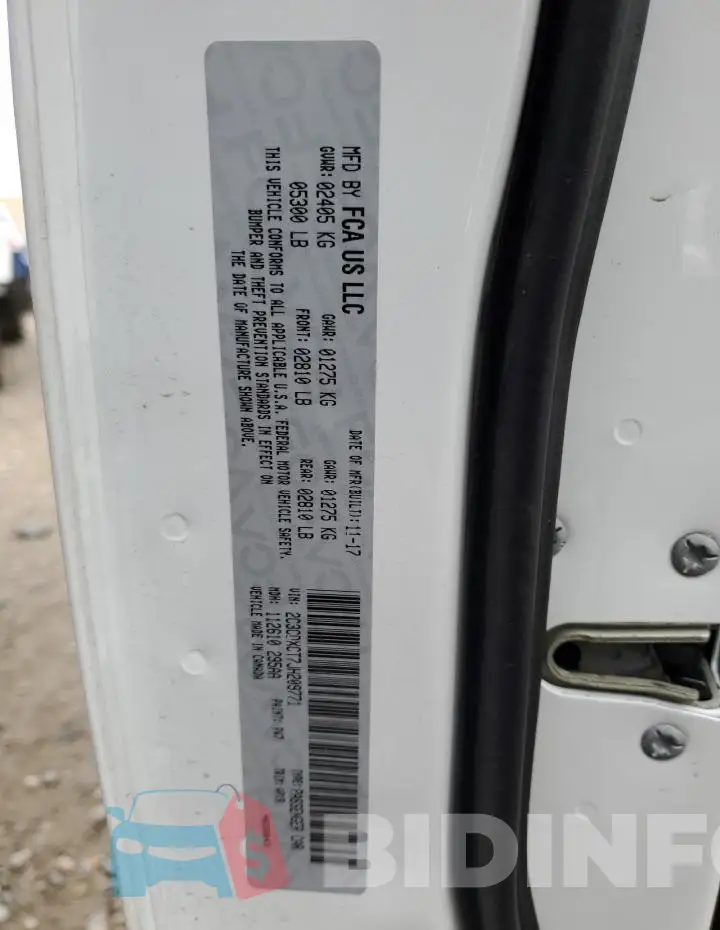 2C3CDXCT7JH209771 Photo# 12