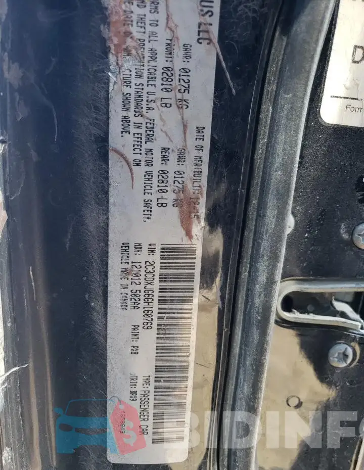 2C3CDXJG6GH160769 Photo# 12