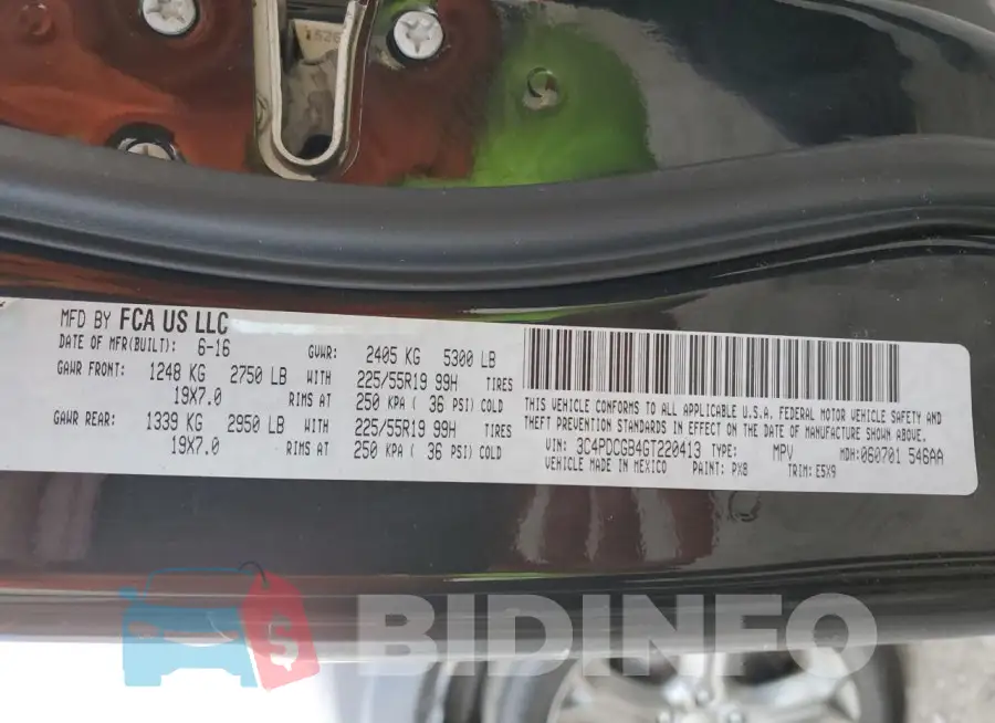 3C4PDCGB4GT220413 Photo# 12