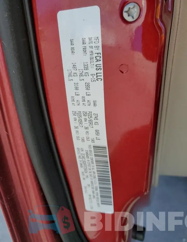 2C4RC1BG0FR726034 Photo# 12