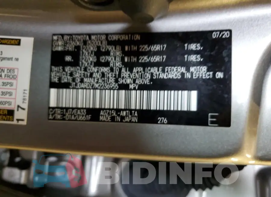 JTJDARDZ7M2236955 Photo# 13