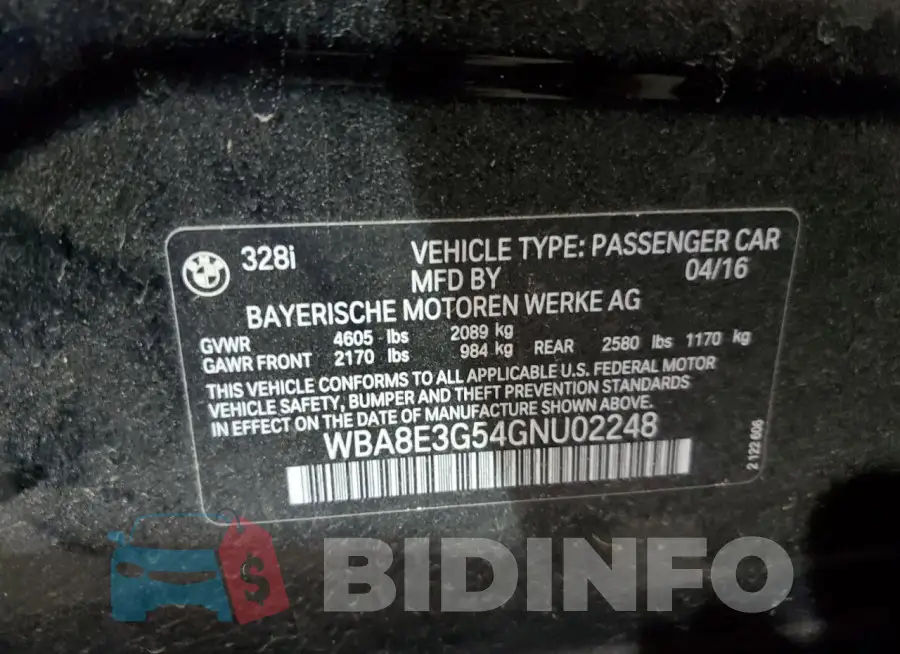 WBA8E3G54GNU02248 Photo# 12