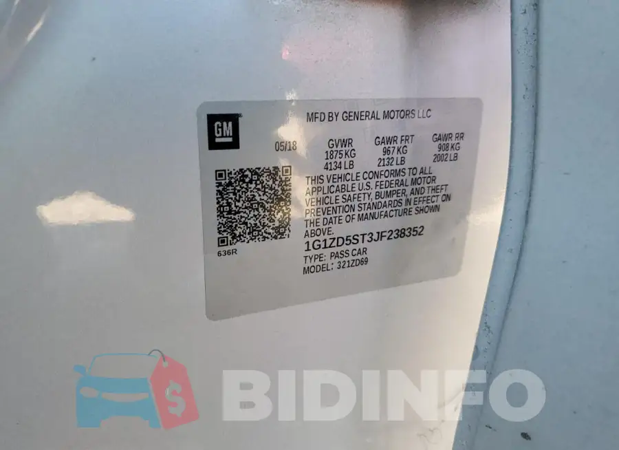 1G1ZD5ST3JF238352 Photo# 12