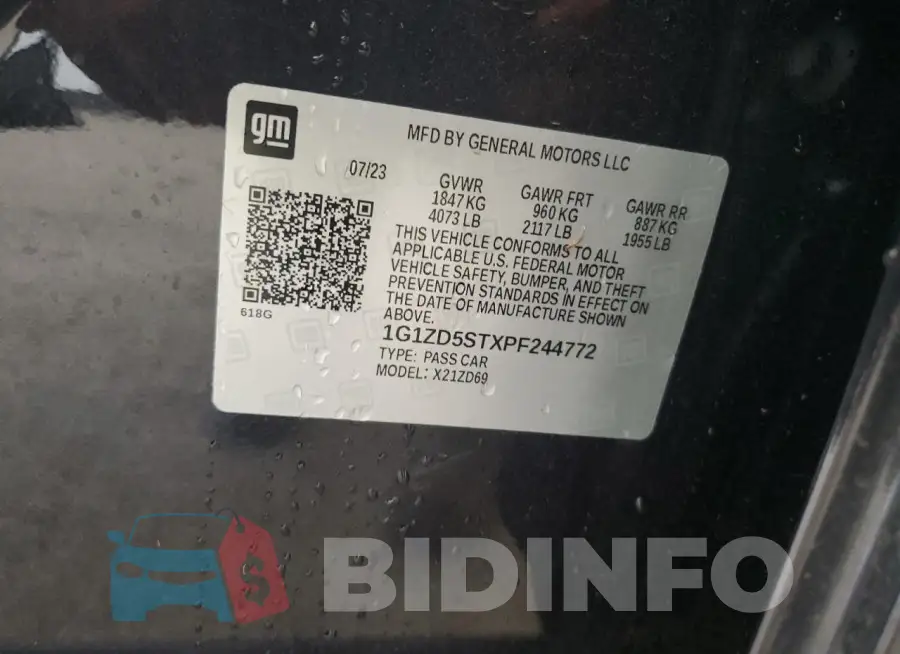 1G1ZD5STXPF244772 Photo# 12