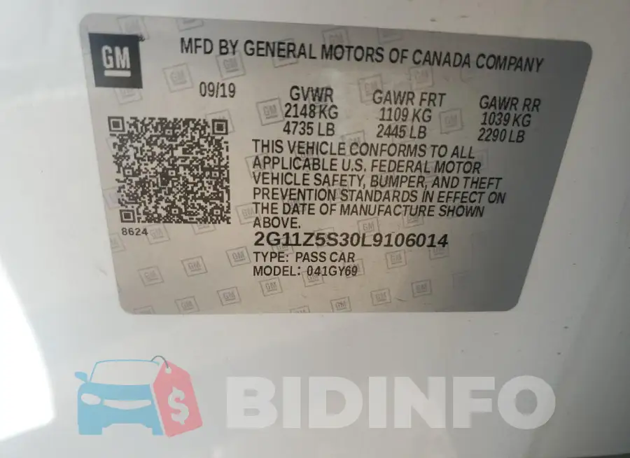 2G11Z5S30L9106014 Photo# 12