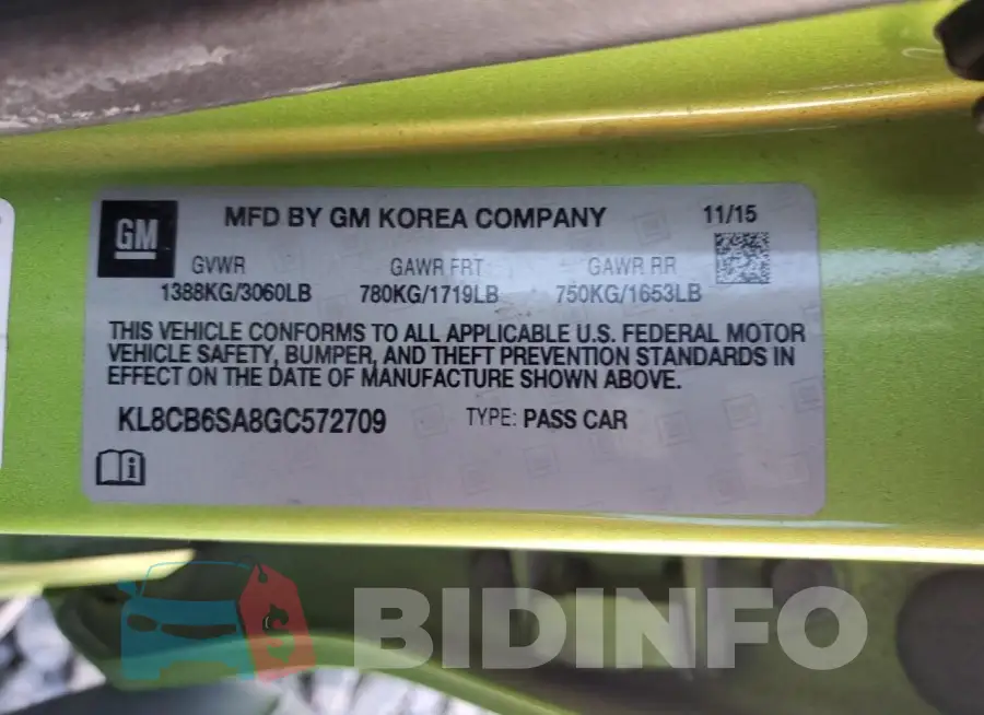 KL8CB6SA8GC572709 Photo# 12