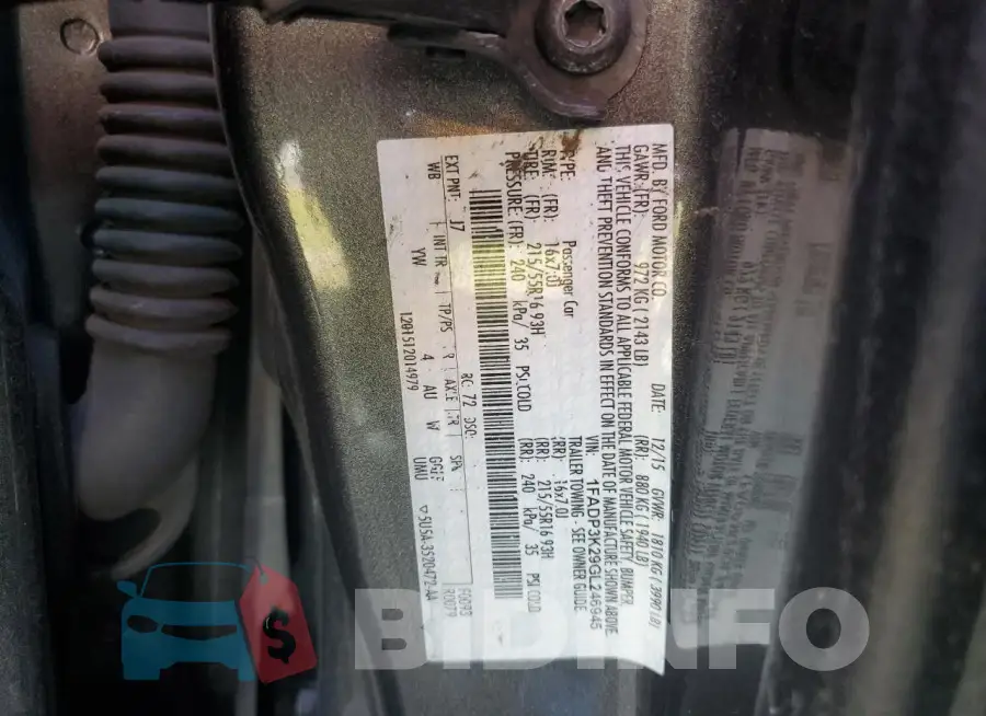 1FADP3K29GL246945 Photo# 12