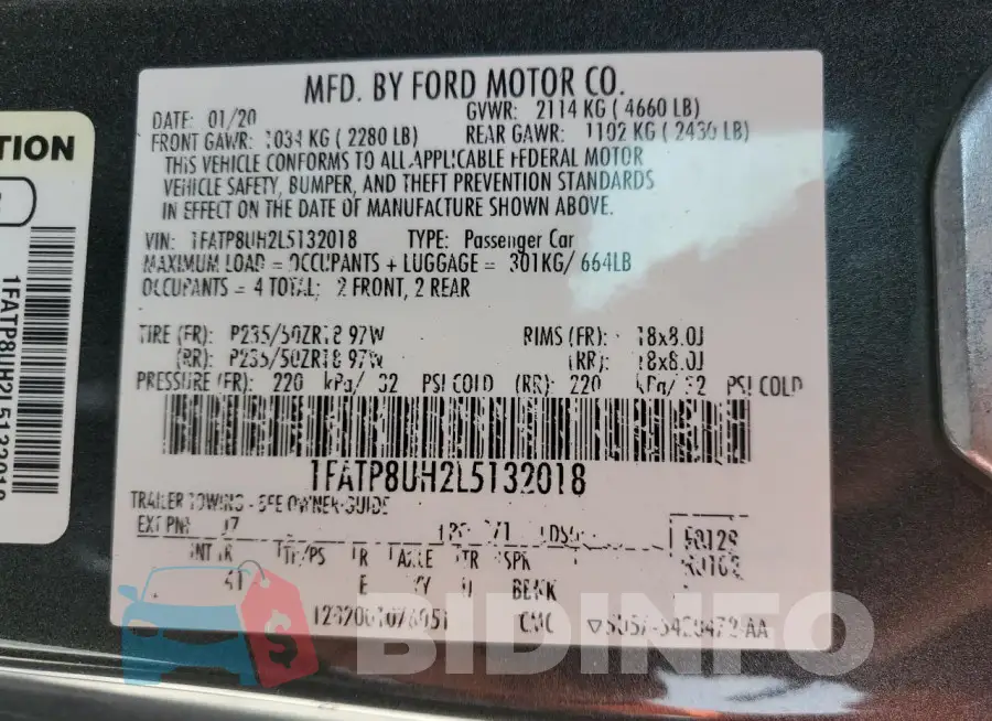1FATP8UH2L5132018 Photo# 12