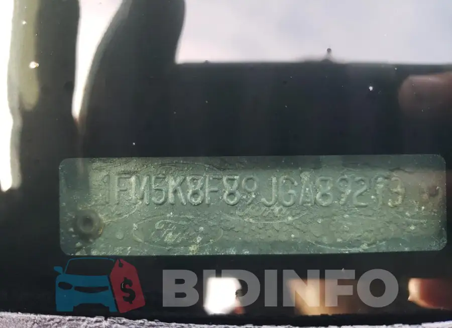 1FM5K8F89JGA89213 Photo# 12