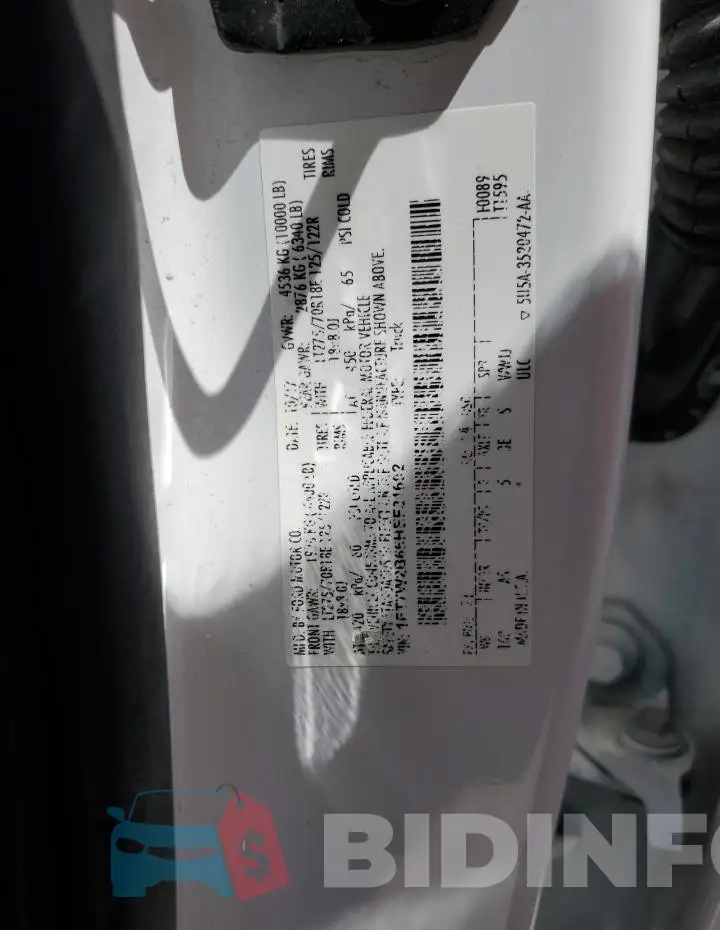 1FT7W2B66HEF31602 Photo# 13