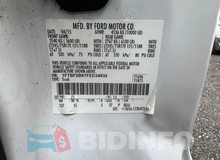 1FTBF2B67FED34932 Photo# 10