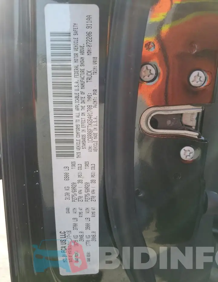 1C6RR6FTXGS401708 Photo# 12