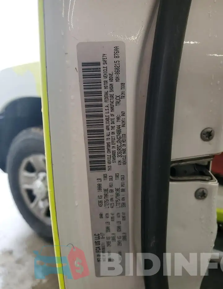 3C6UR5CJ2HG748644 Photo# 13