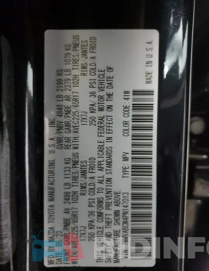 7MMVABCM4PN147013 Photo# 13