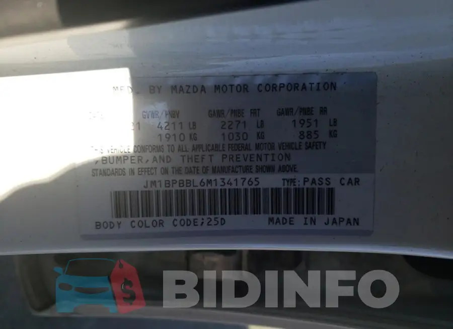 JM1BPBBL6M1341765 Photo# 12