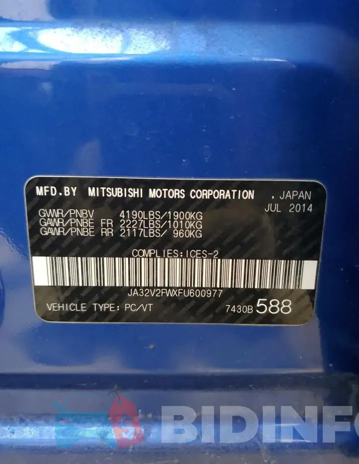 JA32V2FWXFU600977 Photo# 12