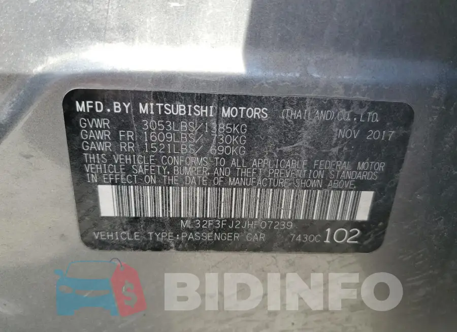 ML32F3FJ2JHF07239 Photo# 12