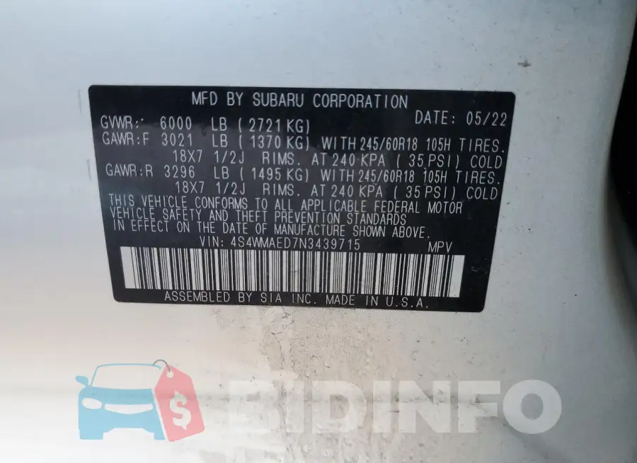 4S4WMAED7N3439715 Photo# 13