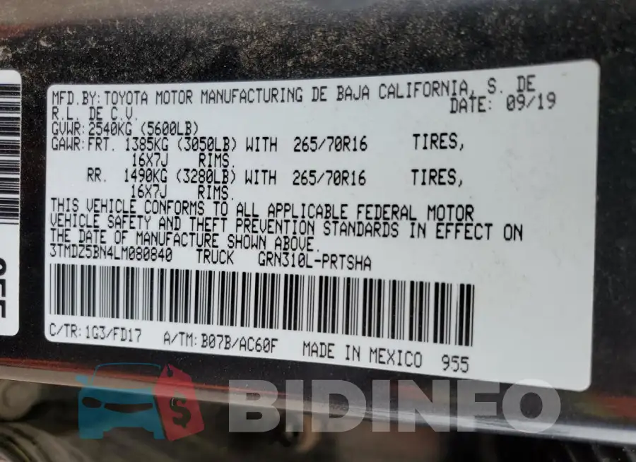 3TMDZ5BN4LM080840 Photo# 12