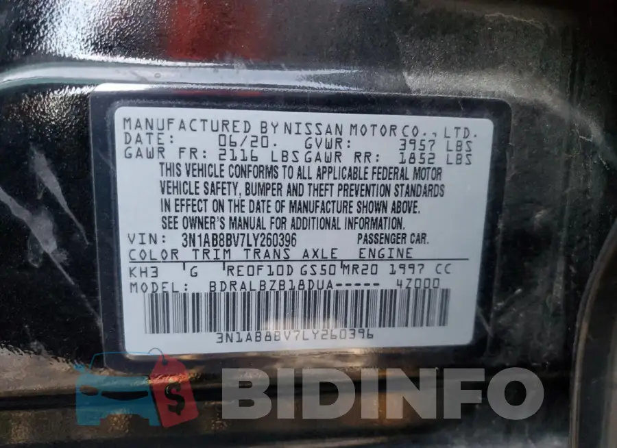 3N1AB8BV7LY260396 Photo# 12