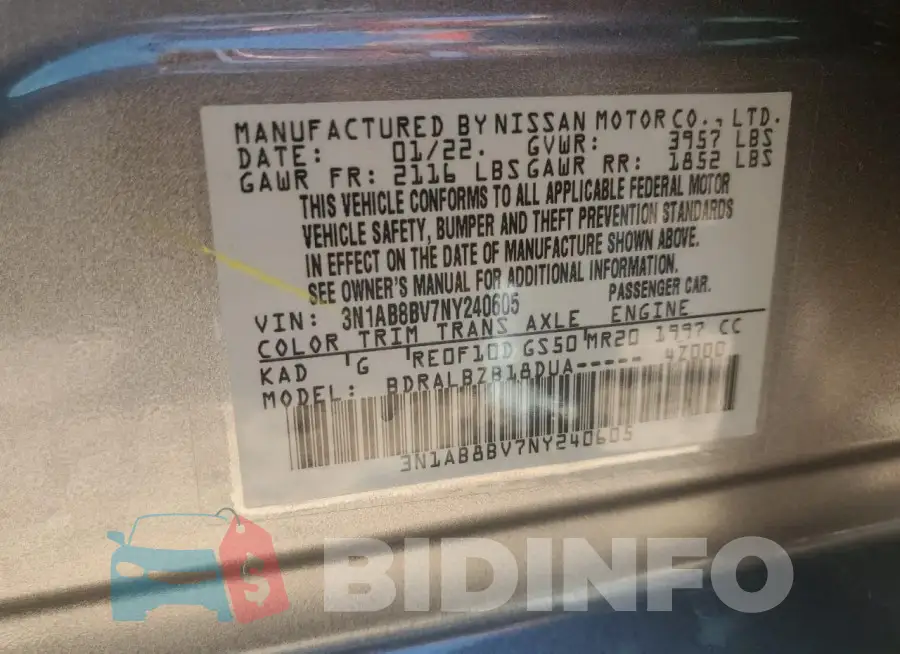 3N1AB8BV7NY240605 Photo# 12