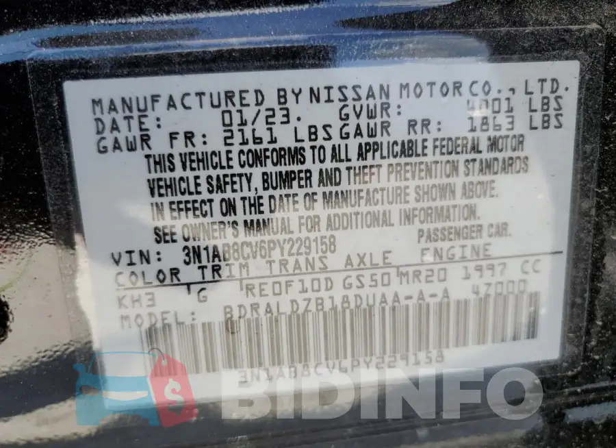 3N1AB8CV6PY229158 Photo# 12