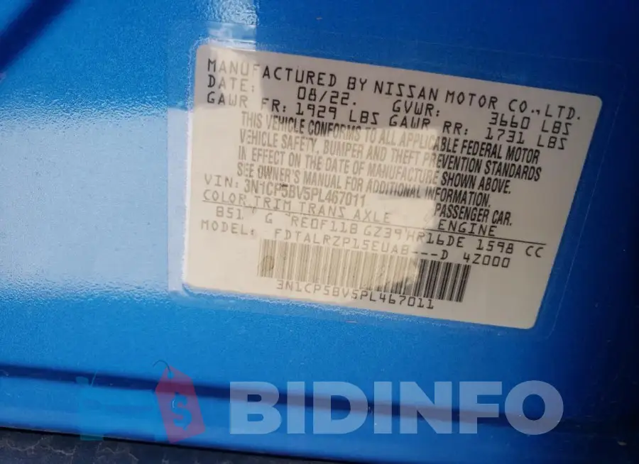 3N1CP5BV5PL467011 Photo# 12