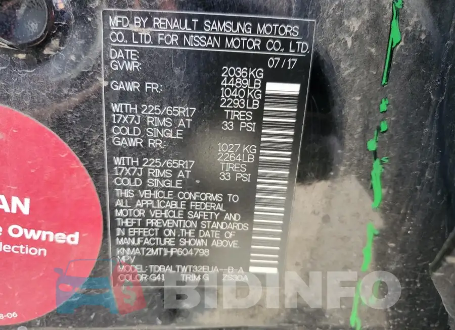 KNMAT2MT1HP604798 Photo# 12