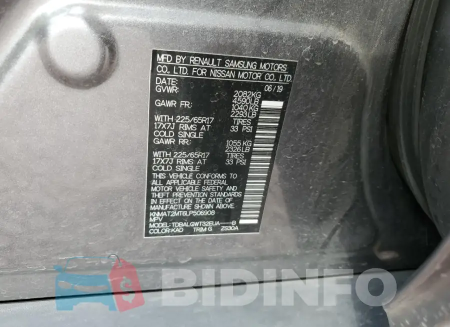 KNMAT2MT6LP506908 Photo# 12