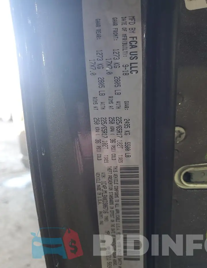 1C4PJMLBXKD306716 Photo# 13