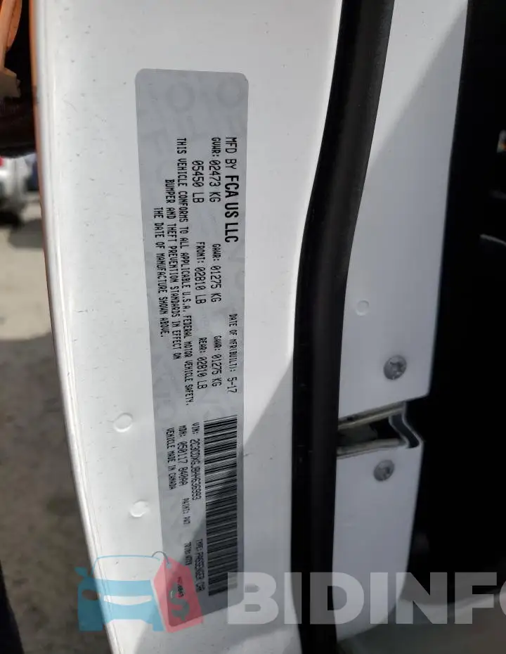 2C3CDXGJ8HH636993 Photo# 12