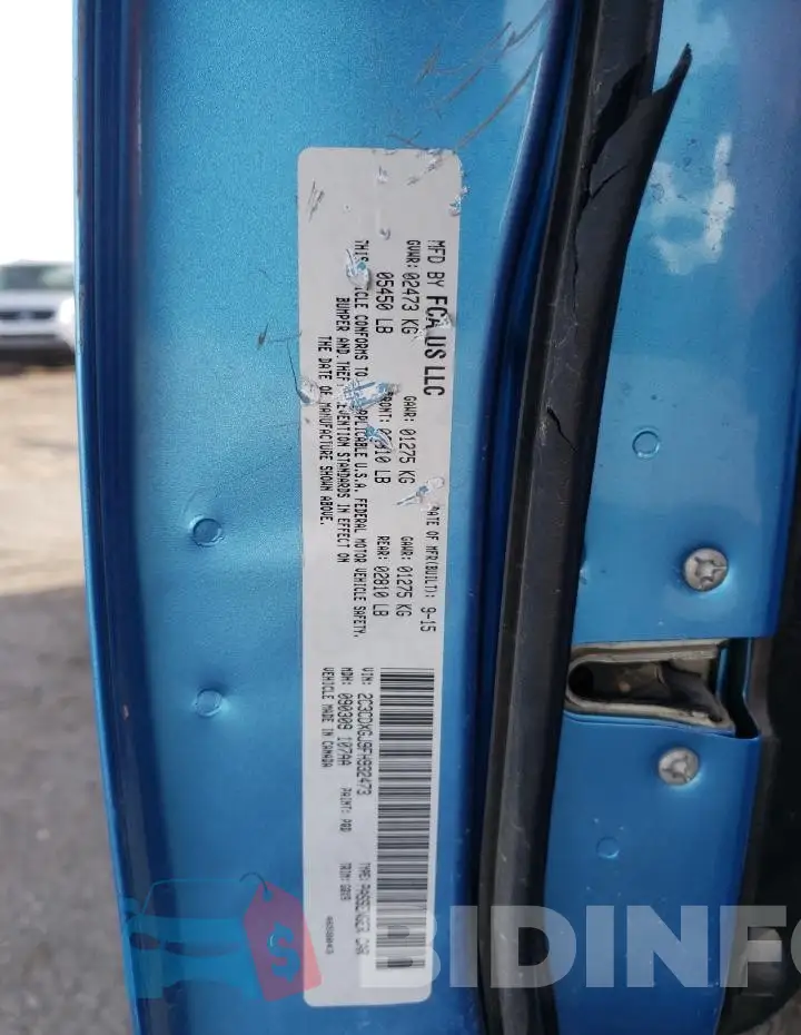 2C3CDXGJ9FH932473 Photo# 12