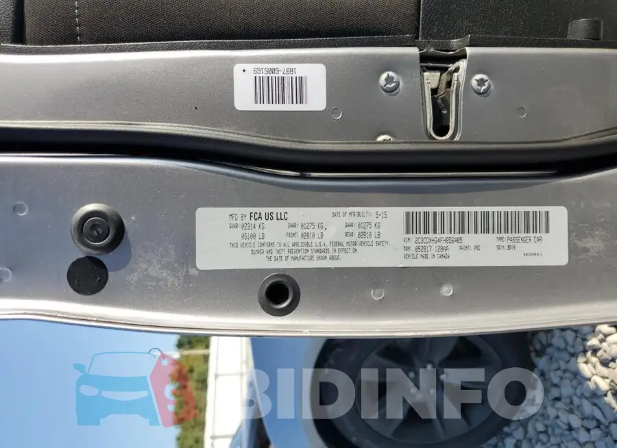 2C3CDXHG4FH856485 Photo# 12
