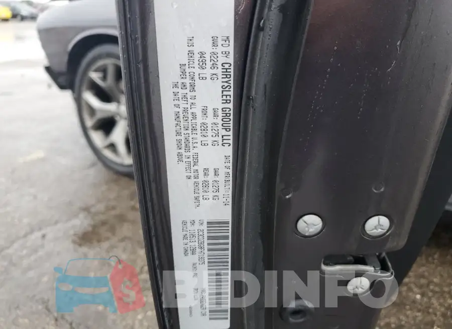 2C3CDZBG8FH719375 Photo# 12
