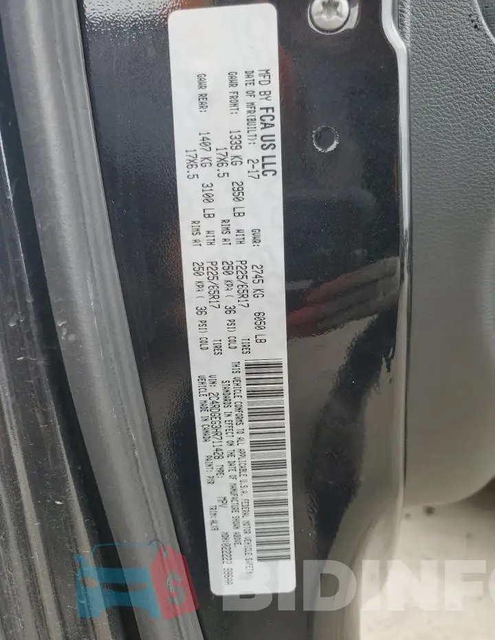 2C4RDGEG3HR711428 Photo# 13