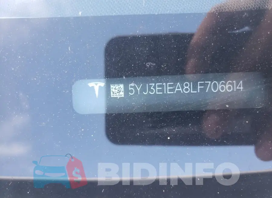 5YJ3E1EA8LF706614 Photo# 12