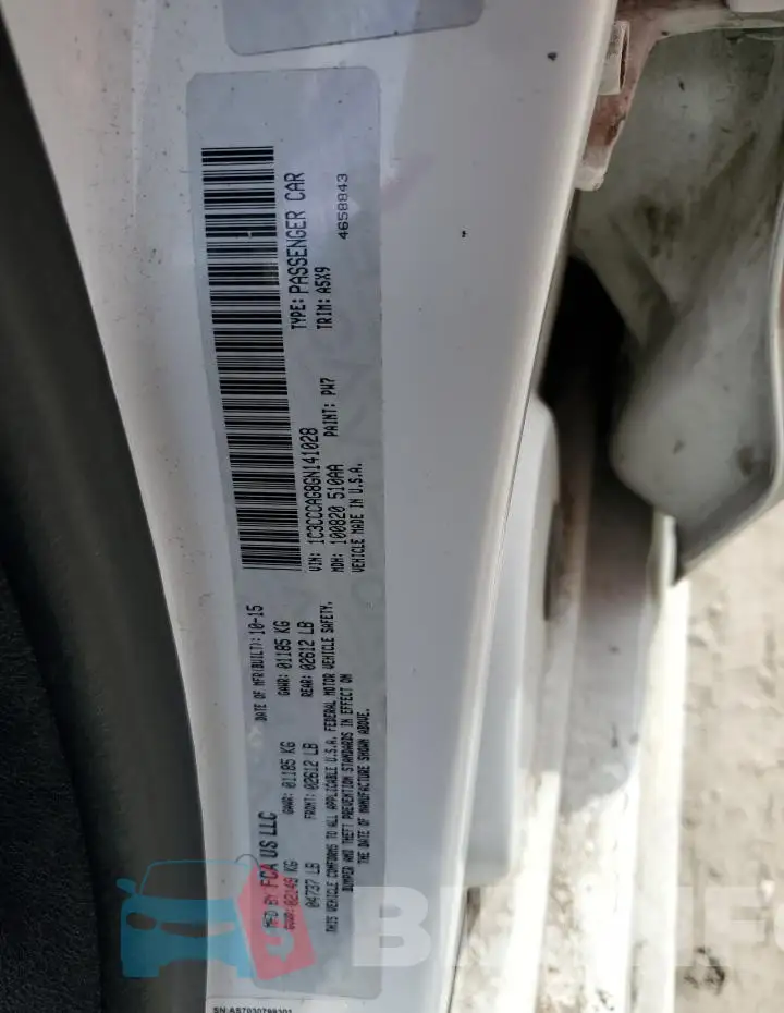 1C3CCCAG8GN141028 Photo# 12