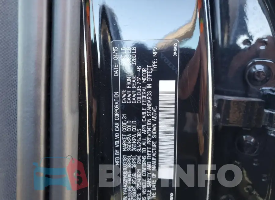 YV4A22PN3G1003181 Photo# 14