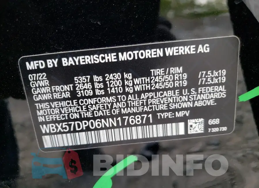 WBX57DP06NN176871 Photo# 14