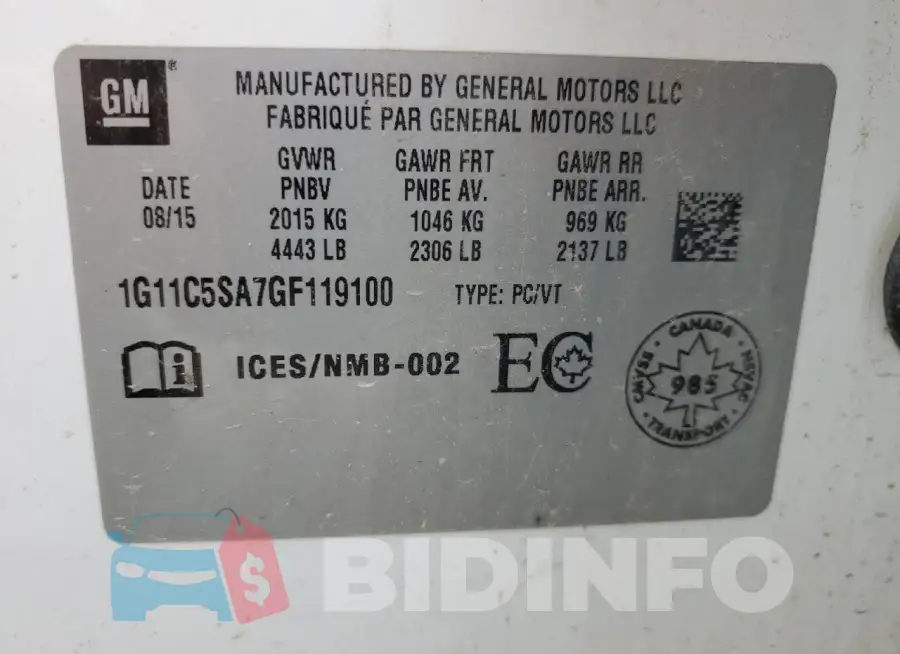 1G11C5SA7GF119100 Photo# 12