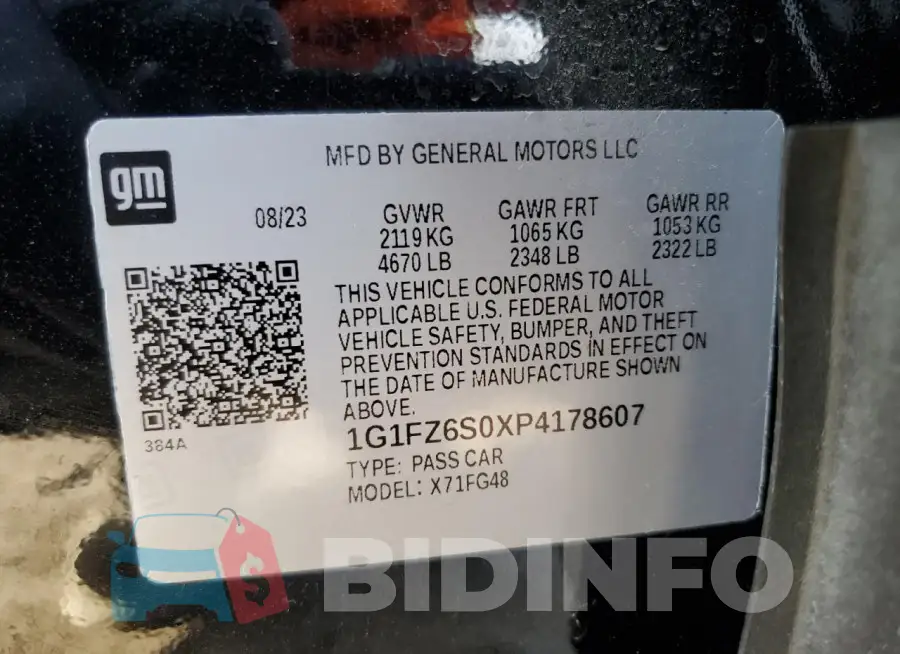 1G1FZ6S0XP4178607 Photo# 13