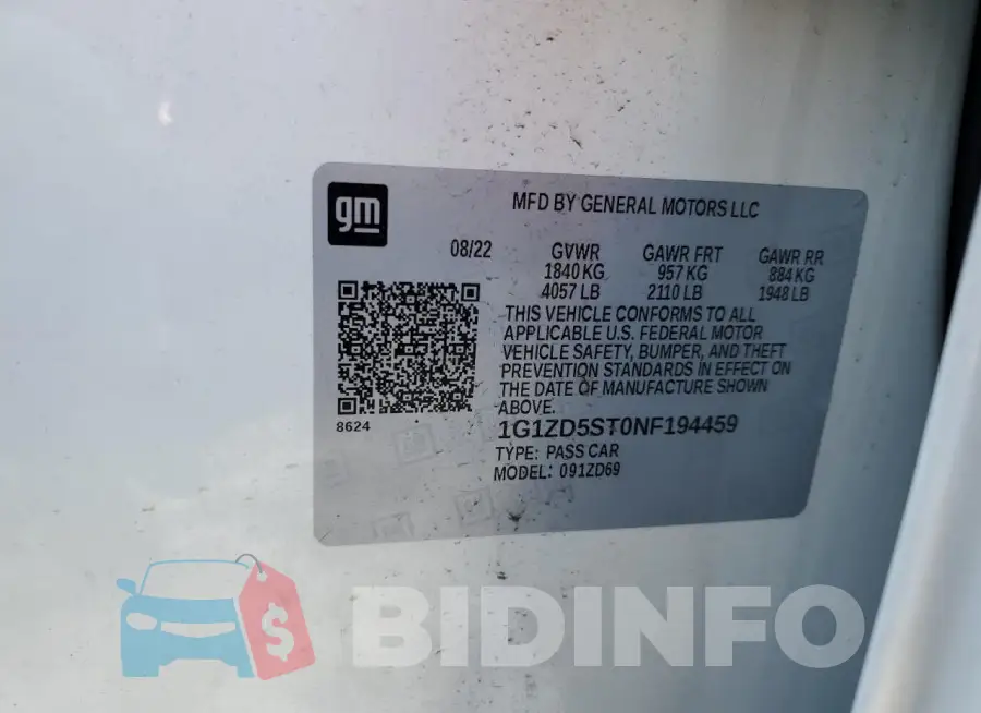 1G1ZD5ST0NF194459 Photo# 13